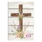 Stupell Industries Spiritual Easter Cross Spring Blossoms Wall Plaque Art